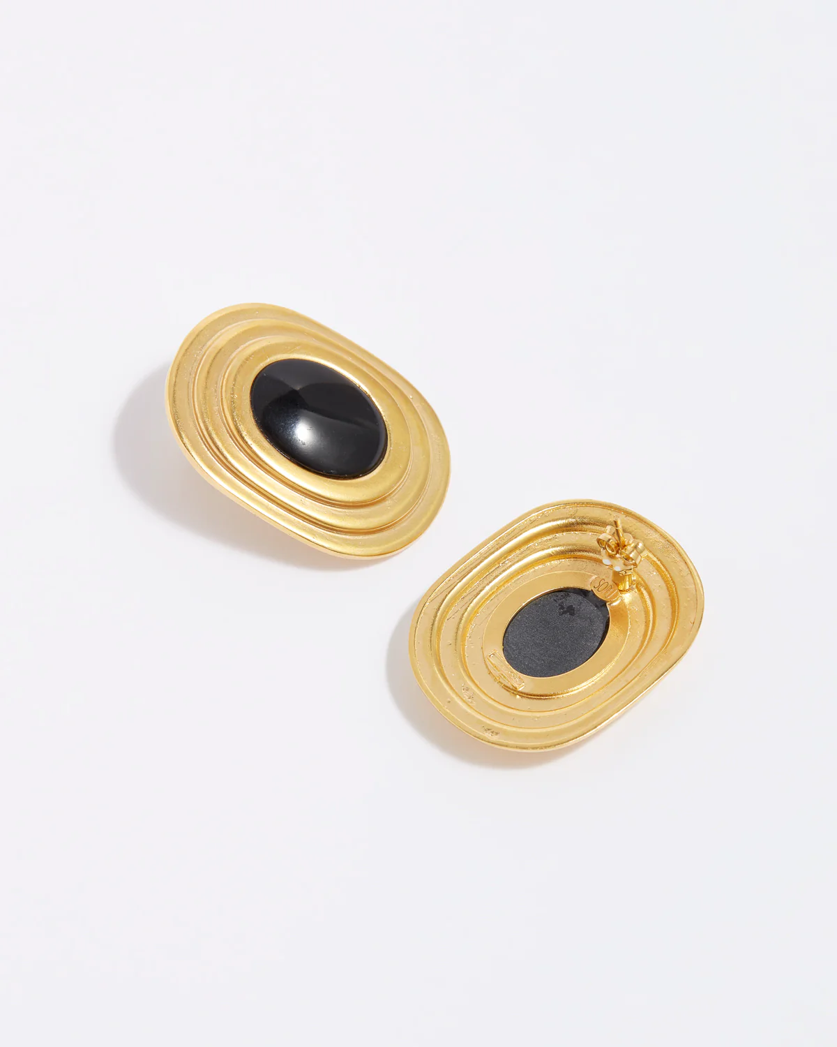 Coco Earrings, Onyx